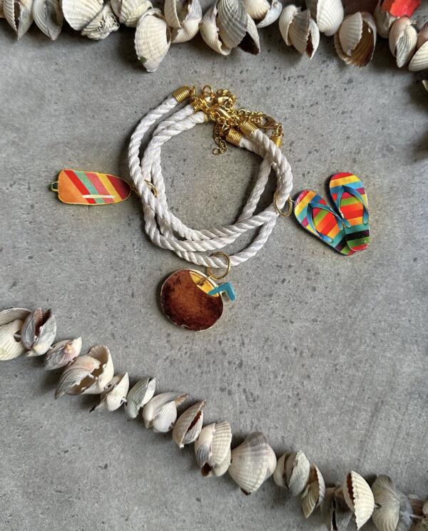 Set of 3 summer bracelets