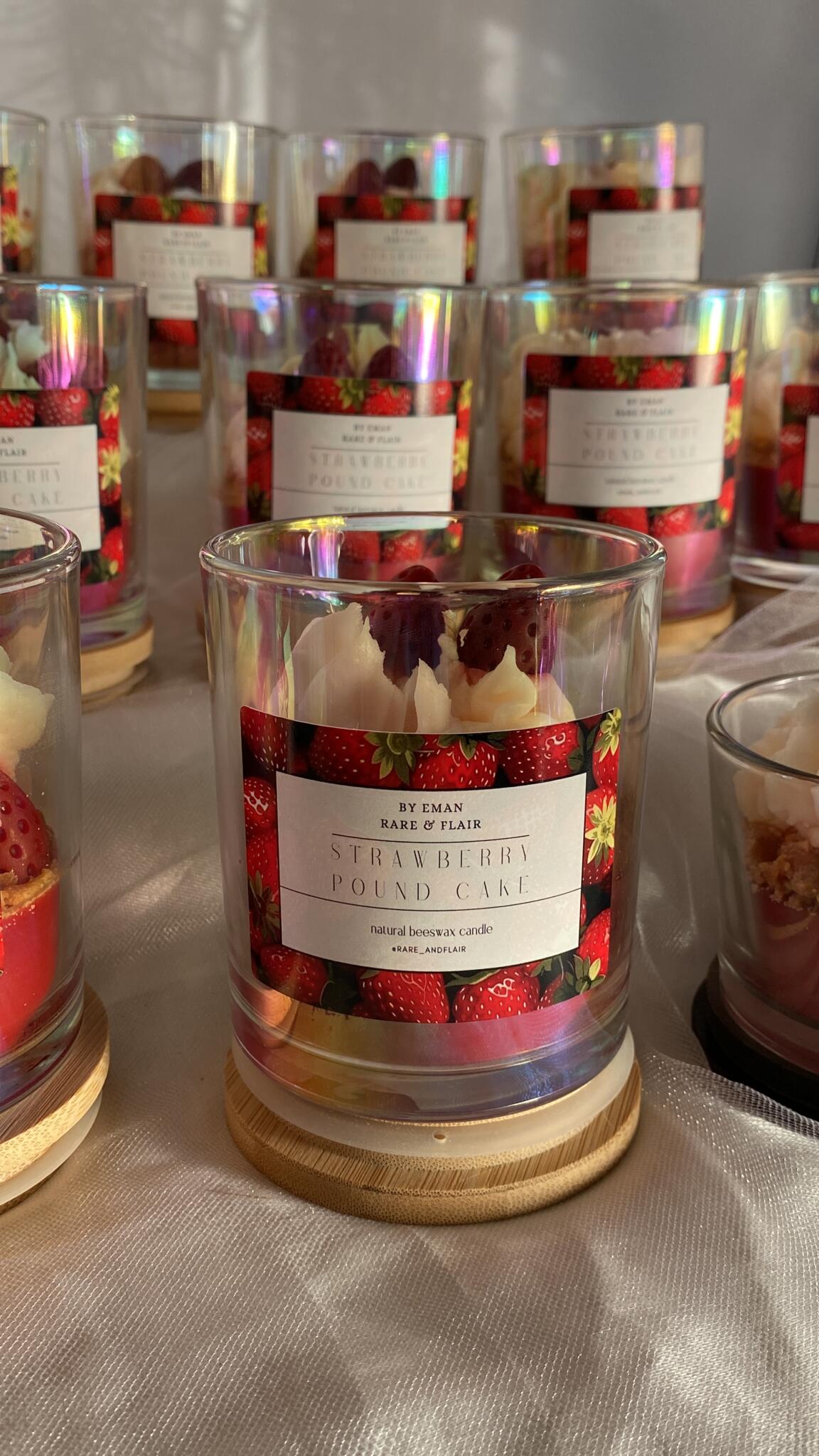 Strawberry pound cake candle 2 IMG 8487 scaled