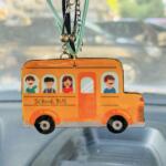 School bus mirror hanger