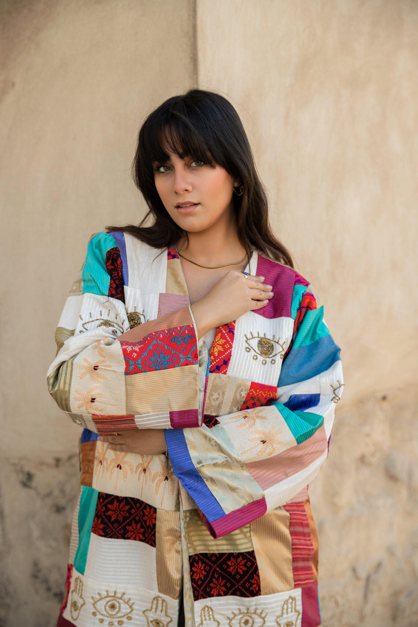 Egyptian Handmade Patchwork Kimono - Bohemian Style 2 IMG 9765 scaled