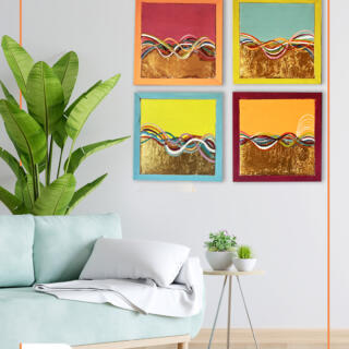 abstract acrylic paintings