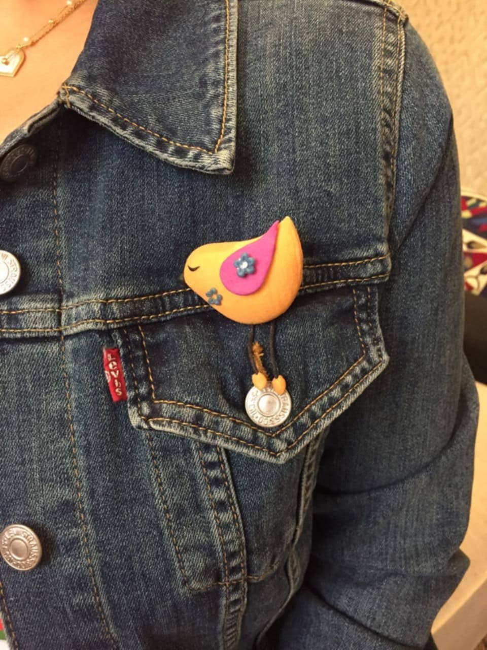 Bird brooch 1 Bird brooch