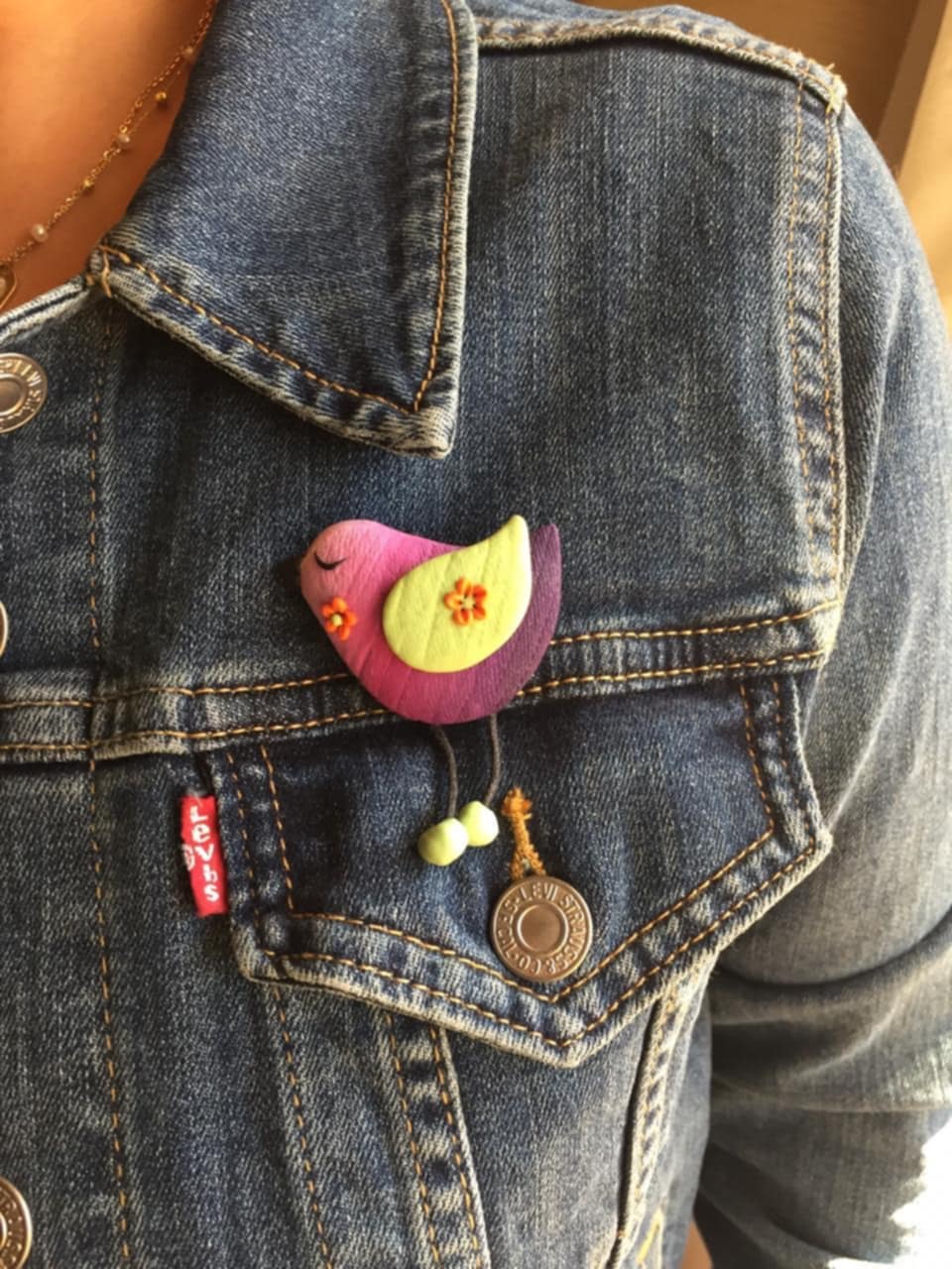 Bird brooch 1 Bird brooch