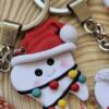 Christmas tooth keychain 1