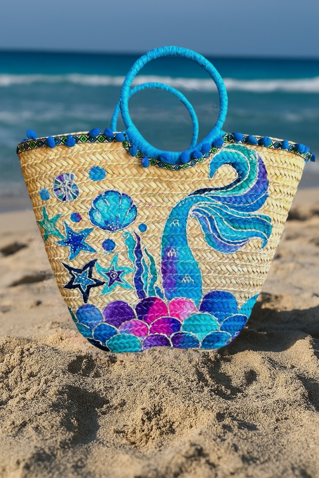 Mermaid straw beach bag 2 Photoroom 20250410 201743