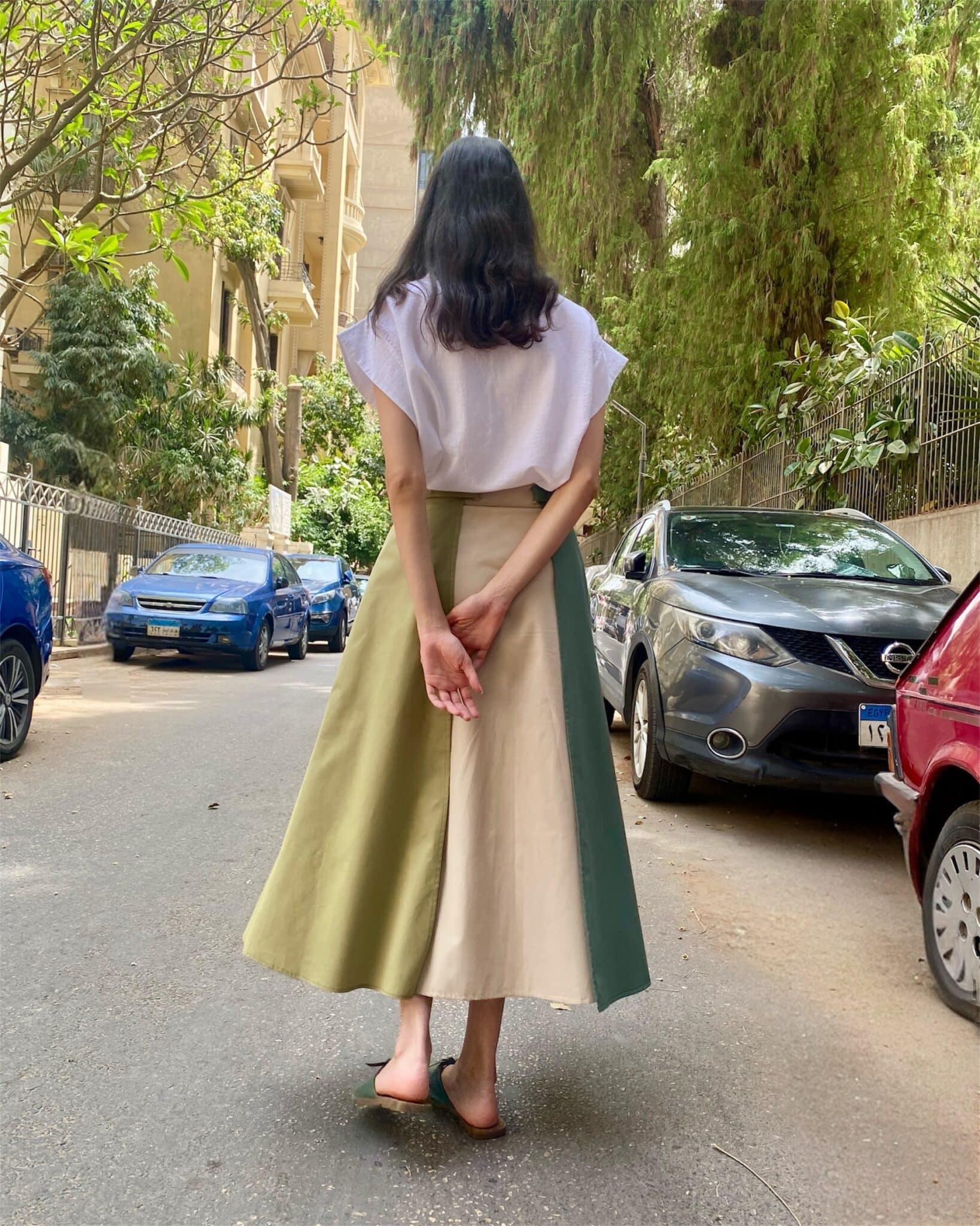 Paneled Gabardine Skirt - Midi 7 Photoroom 20250521 162016 scaled