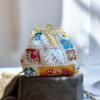 White but colorful mini pocket