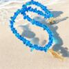 Blue sea Mermaid necklace