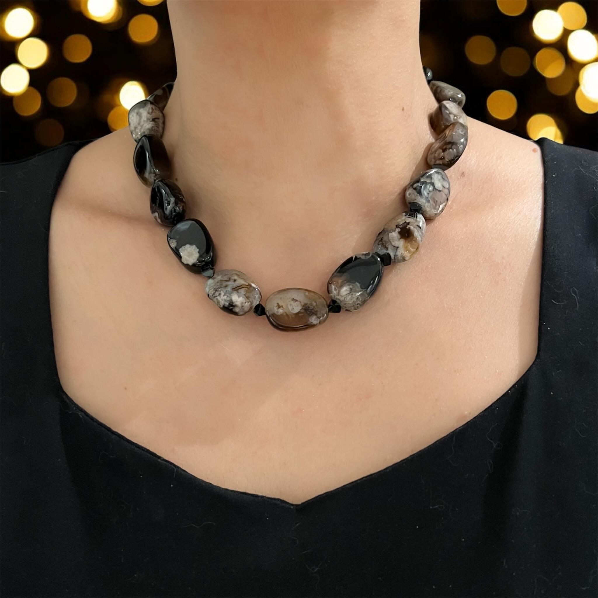 Namaste’s Majestic Marble Necklace 1 Namaste’s Majestic Marble Necklace