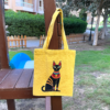 EG cat tote bag