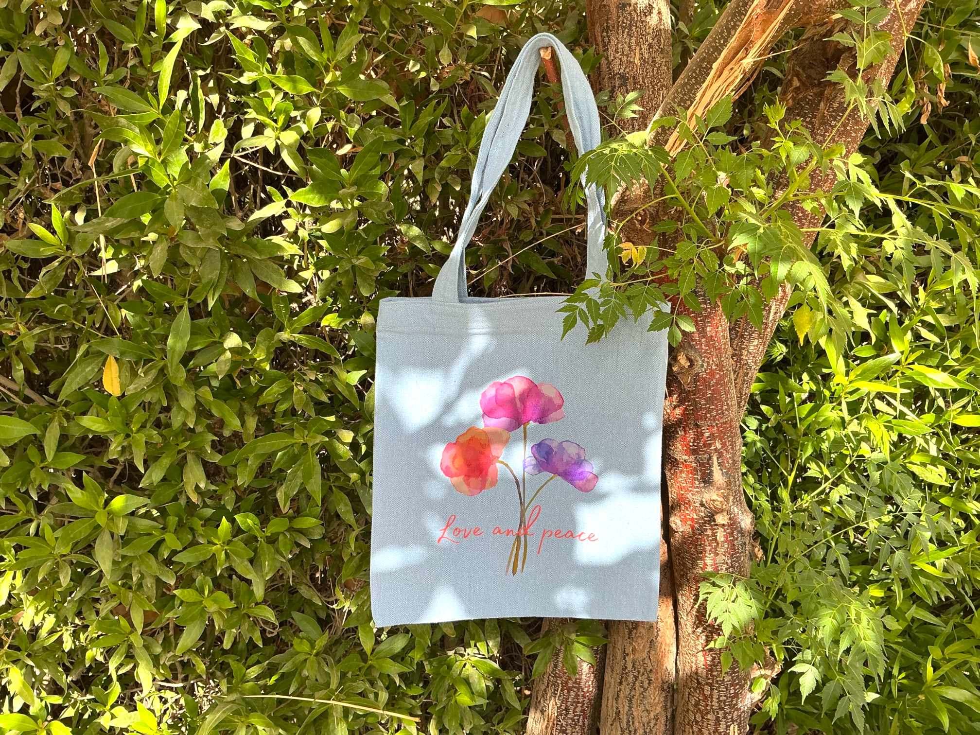 Blossom love tote bag 1 Blossom love tote bag
