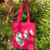 3 butterflies tote bag