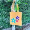 3 flower tote bag