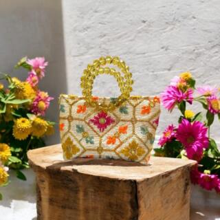 Flowery mini bag