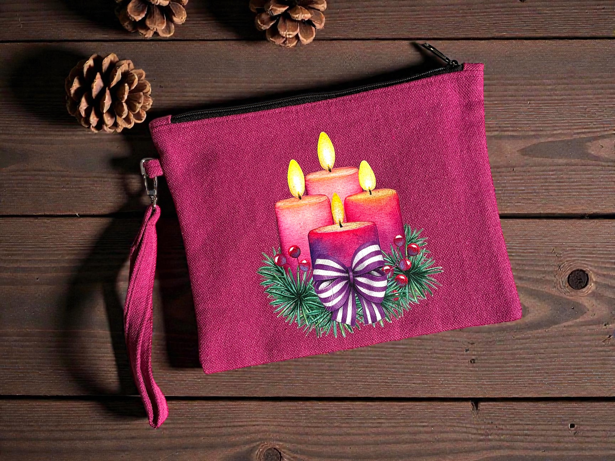 Christmas candle clutch 1 Christmas Candle clutch