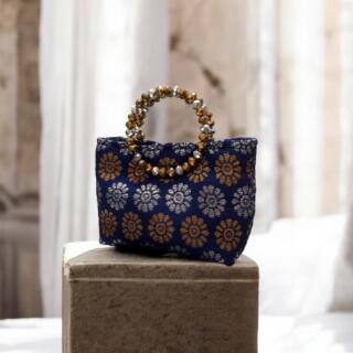 Dark flowers mini bag