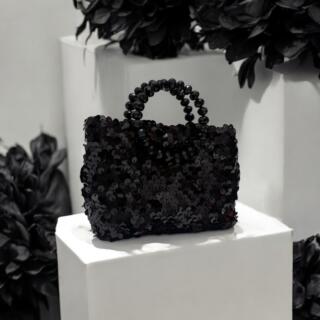 All in black mini bag