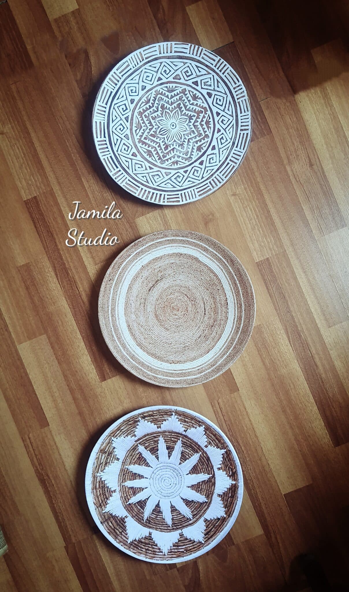 Wooden & Rattan Themed wall plates 2 Polish 20250616 152217895 scaled