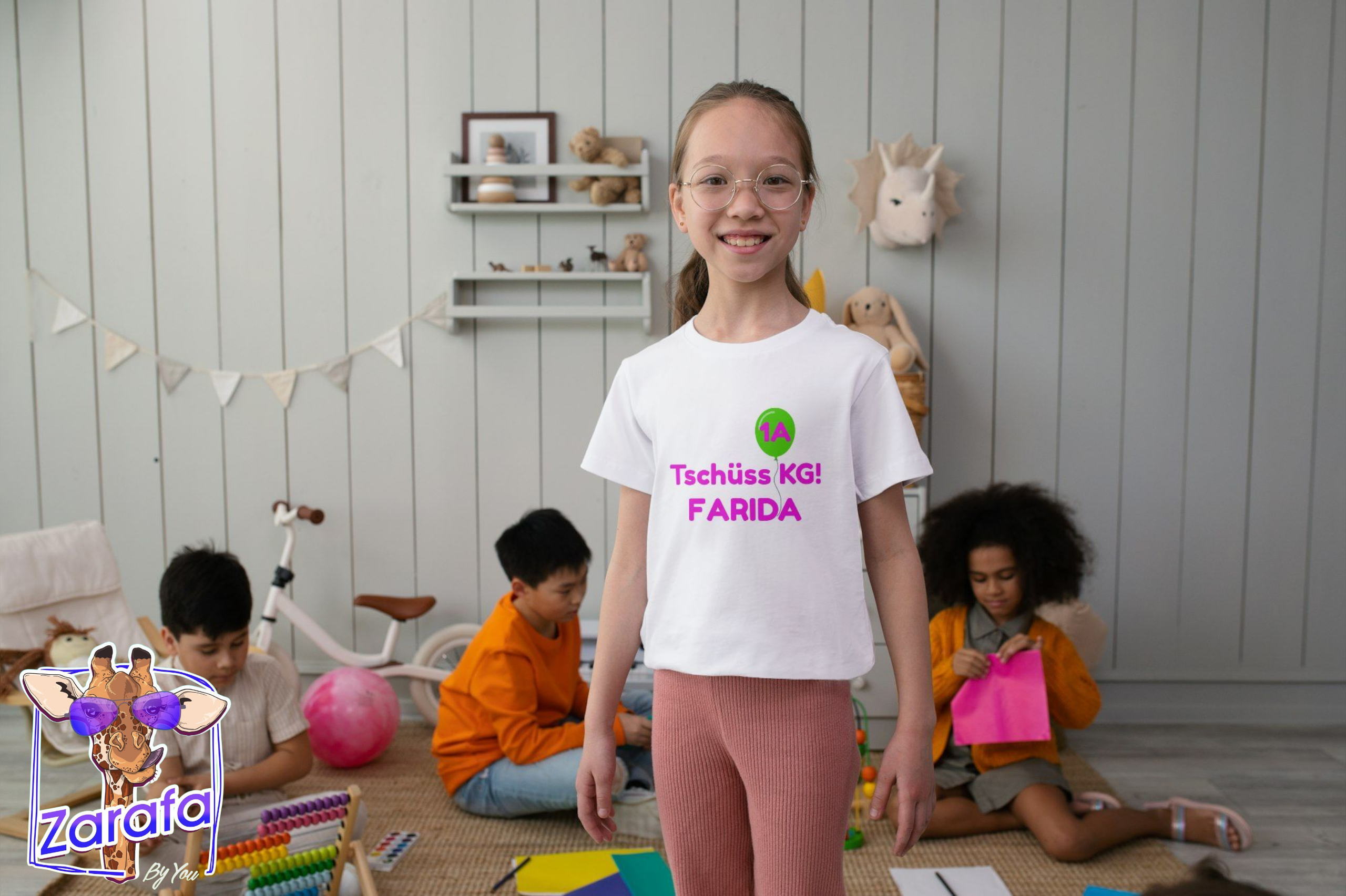 Customized kids' T-shirt "school" 2