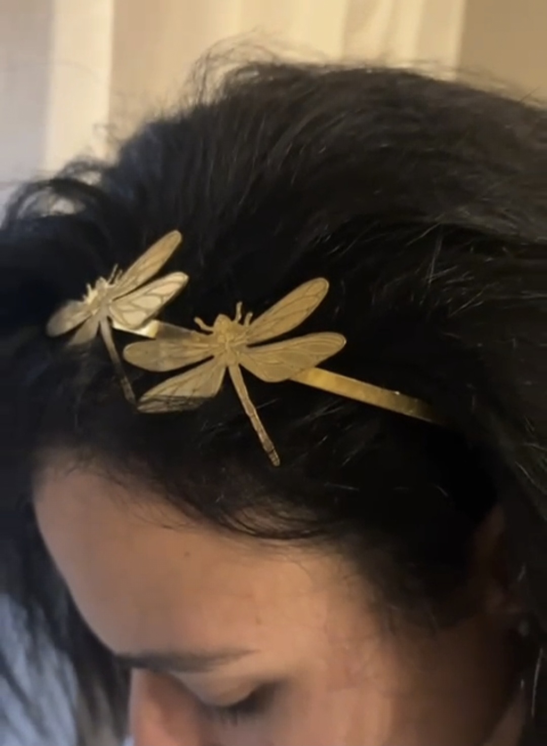 The Princess Handcrafted Brass Headband 1 The Princess brass headband, not gold plated.