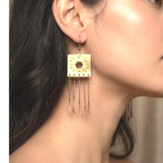 حلق من النحاس البيور الأحمر والاصفر