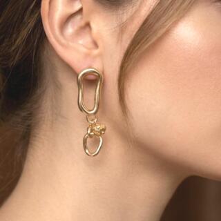 حلق من الاستانلس. طلاء. دهب.