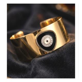 اسورة. طلاء. دهب. مقاس. مفتوح