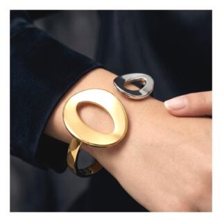 اسورة. من الاستانلس. مقاس. مفتوح. طلاء دهب