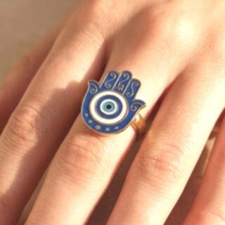 خاتم. نحاس. طلاء دهب و. ملون. مقاس مفتوح