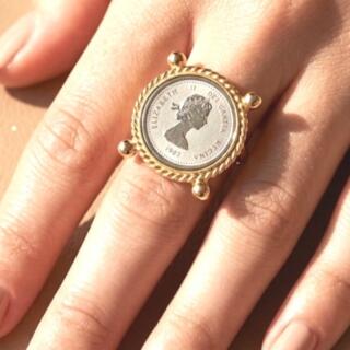 خاتم من النحاس المطلي دهب و فضة. مقاس مفتوح