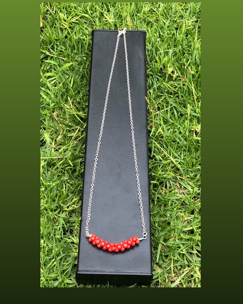 Handmade 925 Silver laser-cut coral Necklace & Bracelet 1 Handmade 925 Silver laser-cut coral Necklace & Bracelet