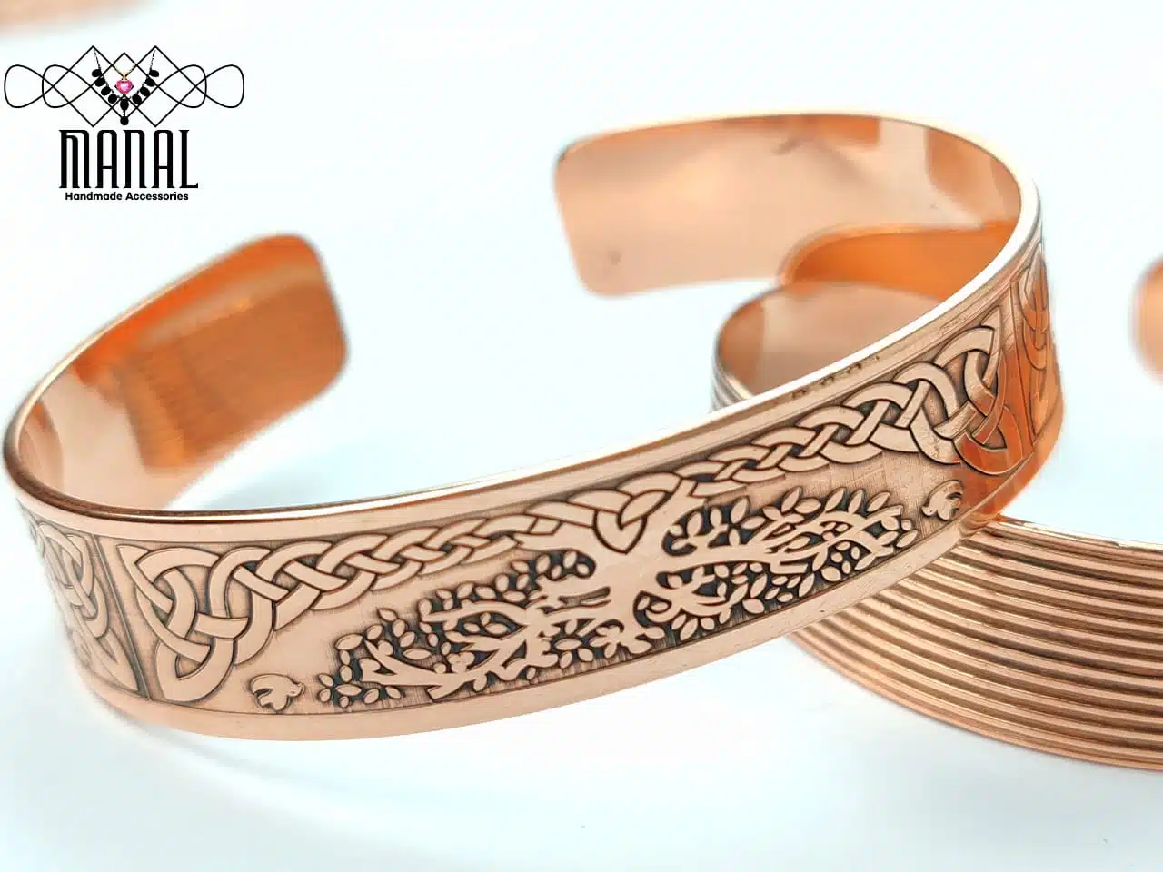 Pure red copper bracelet, free size 1 Pure red copper bracelet, free size