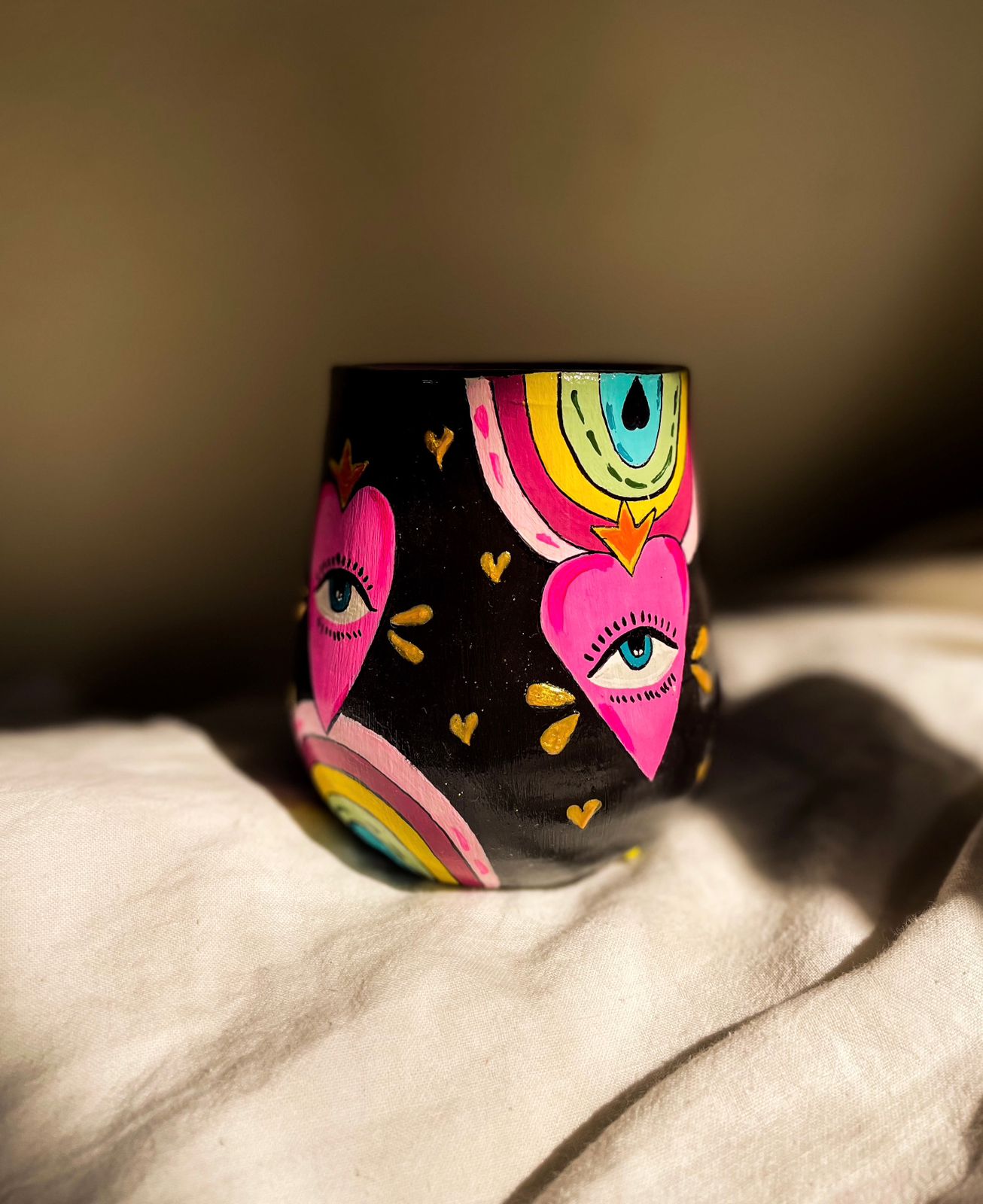 hand painted pottery vase 1 pottery vase