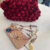 Burgundy Velvet Clutch