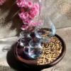 Golden Calligraphy Round Tray