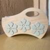 wood & leather bag