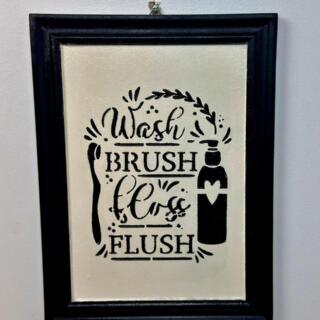 bathroom wall art