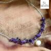 purple necklace