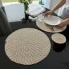 Round Burlap Placemat