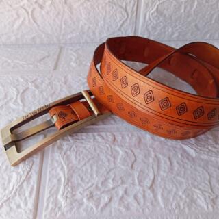 حزام جلد طبيعي روستيك