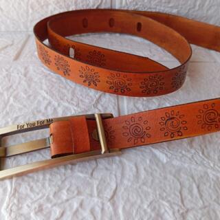 Home 127 حزام جلد طبيعي الشمس