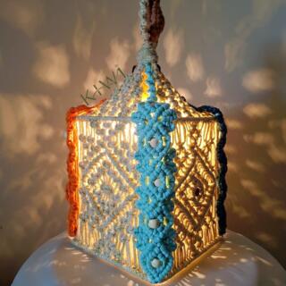 macrame ramadan lantern