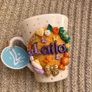 Personalized Handmade Clay Mug with Custom Name