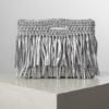 Metallic silver Fringe bag