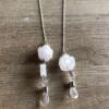 Handmade Original 925 Silver Rose Quartz Necklace/Eyewear Holder