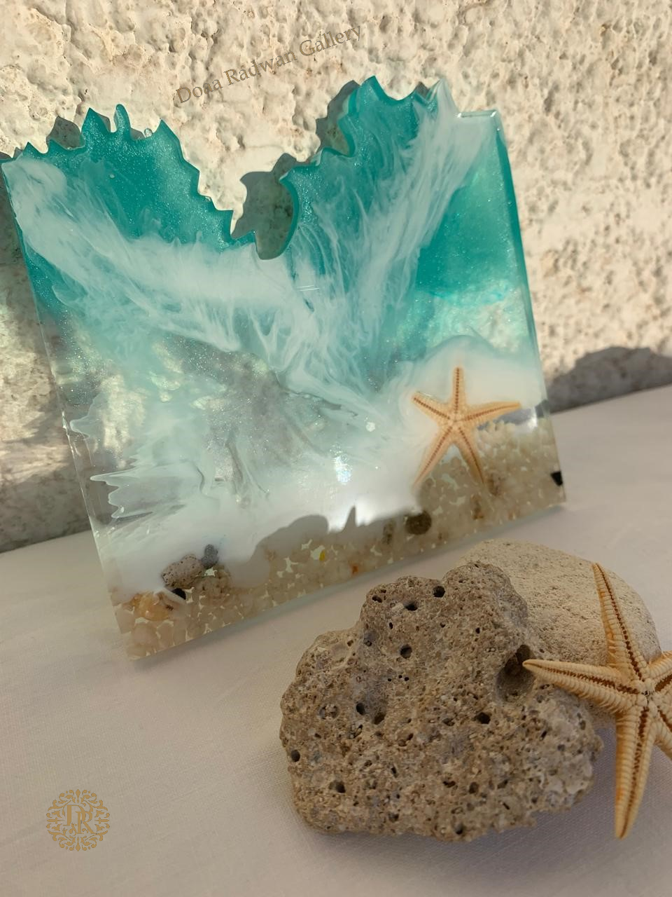 Ocean Wave Resin Coasters 6 coaster 1 7