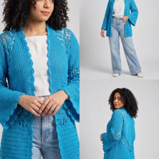 Cotton Crochet Cardigan