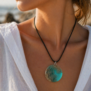 Shoreline Essence Collection (Circular pendant)