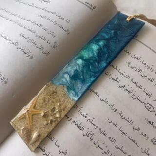 Ocean Memory Resin Bookmark