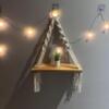 Macrame shelf